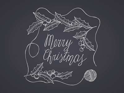 Christmas poster. design graphic design illustration typography vector