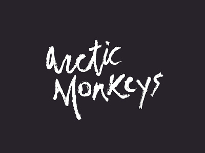 Arctic Monkeys Lettering arctic gigposter lettering monkeys music poster type