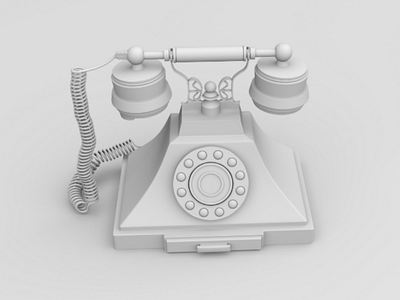 Telephone 3d 3dmodel 3dmodeler 3dmodeling 3dtelephone