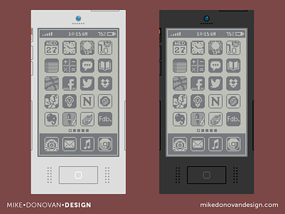Flat Throwback iPhone Concepts