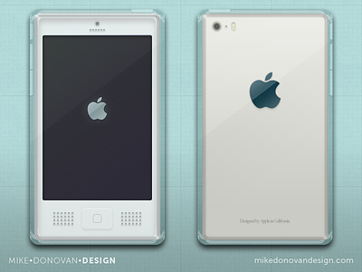 Throwback iPhone G4 Concept apple buttons g4 imac ios iphone photoshop throwback ui vector