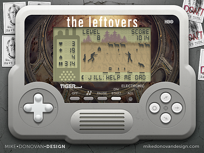 Handheld Video Game (The Leftovers) buttons icons lcd photoshop screen the leftovers ui vector video game