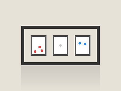 Poll Positions abstract artwork election flat illustrator president primary vector