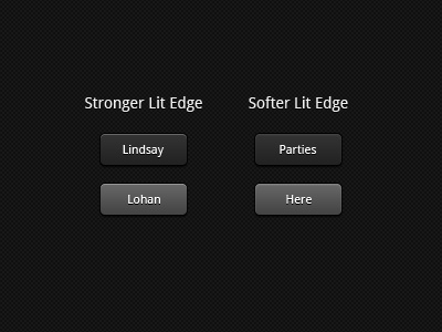 Dirty Button UI on Dark Background buttons dark dirty freebie photoshop psd ui vector