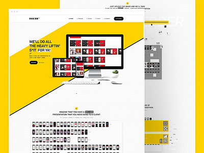Panner — Landing Page app clean design landing optimized panner presentation tool ui ux web wireframe