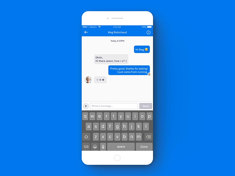 invstr — Chat app comments feed game ios like news price social source ui ux