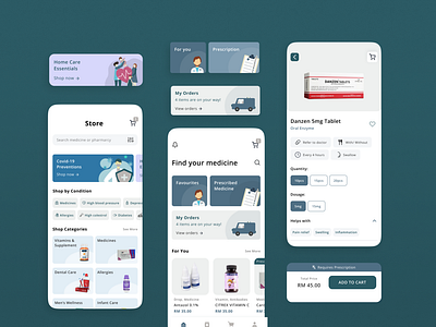 Medicine Delivery App Concept Design