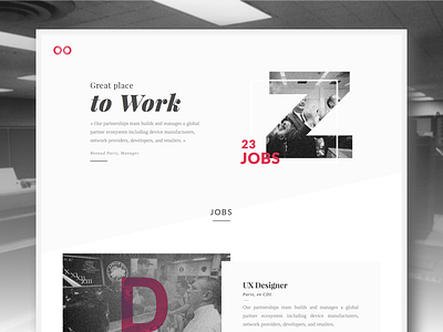 Jobs page