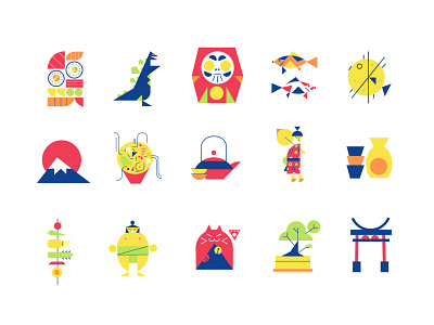 Japan cute design flat design flatdesign icon illustrator japan minimal vector vectors