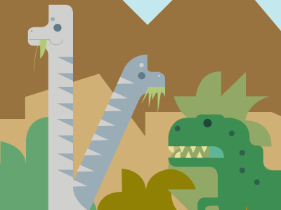 Dinosaurs app color dino dinosaurs dragon flat icon illustration ilustración line vectors wildlife
