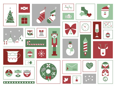 Christmas card card christmas color flatdesign free illustration santa xmas