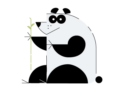 what are you looking at?? color design graphic graphiste illustration panda sticker