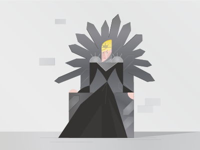 Cersei cersei color game of thrones illustration minimal vector
