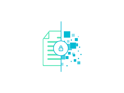 Encryption Icon cryptography dual colour encryption minimalist security