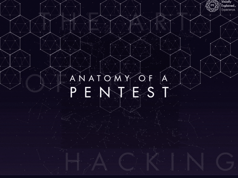 Penetration Testing Infographic Title Sequence animation hero image sequence title