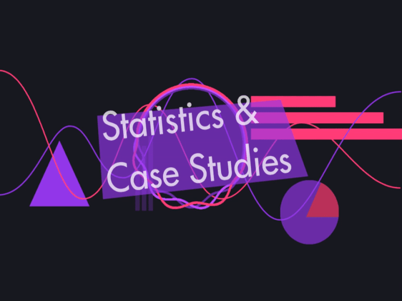 Statistics & Case Studies Animated Hero