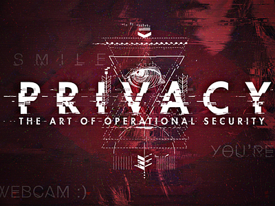 Privacy Poster colour design glitch infographic jack jack leonard movie netflix poster privacy red surveillance