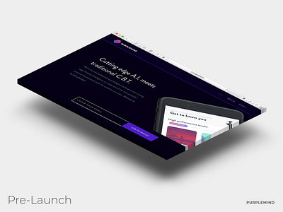 PURPLEMIND Landing Page Design