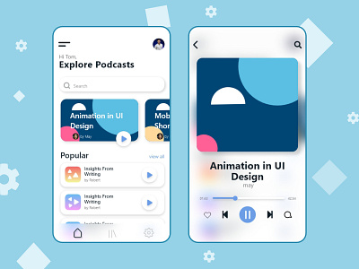 Podcast App Ui