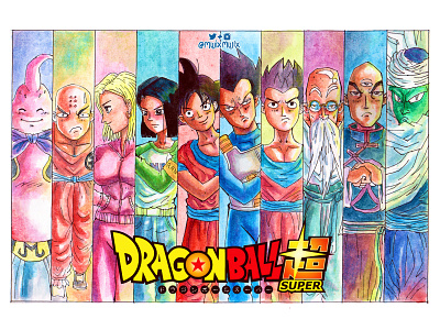 Dragon Ball Super x One Piece anime artwork comic dragonball fanart illustration manga mujix onepiece