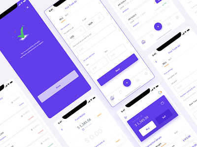 Peer-to-Peer Payment App design designs fintech payment ui uiux ux uxdesign