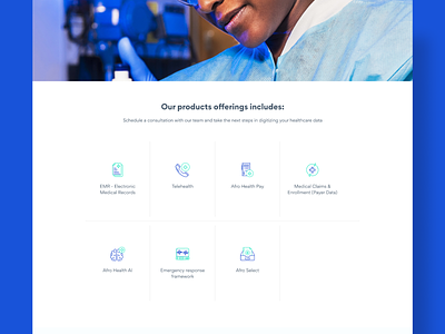 Products Section For a Landing Page design designs landing page ui uiux ux uxdesign