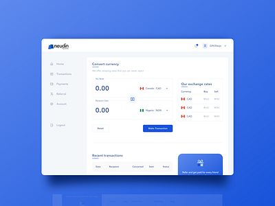 Dashboard | Neudin Payments