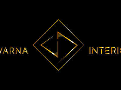 Gold Black - Swarna Interio Logo swarnainterio