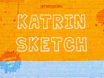 Katrin Sketch - Uppercase Font