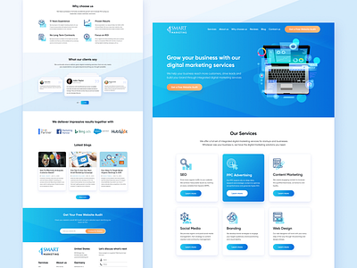 Landing Page Design for a Digital Marketing Agency by Lera Suhareva on ...