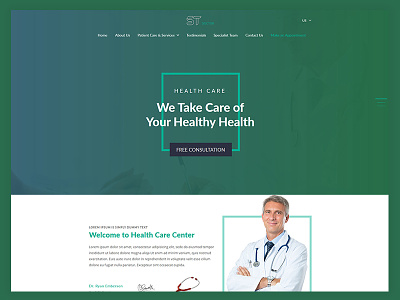 Web Design for Health Care Center