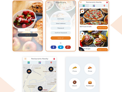 Food Delivery Mobile App UI android app design android app development android app development company application development delivery app food app food app design food app ui food apps food delivery food delivery app food delivery application food delivery service ios app design mobile app developers mobile app development mobile app development company usa web development company