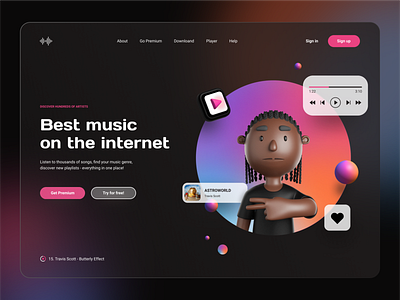 Music Player App Website