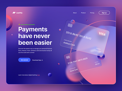 Banking Fintech Web Design