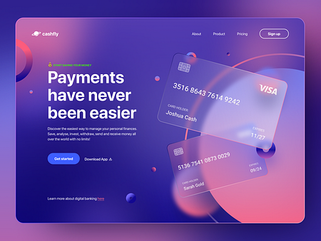 Banking Fintech Web Design By Bogusław Podhalicz On Dribbble