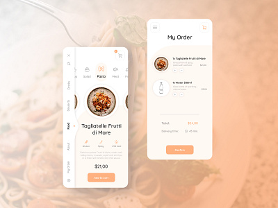 Food Delivery App Design app delivery design food ios minimalist mobile order ux