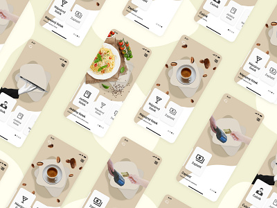 Smart restaurant app - WIP app app design appdesign design homescreen simple ui uidesign uiux ux