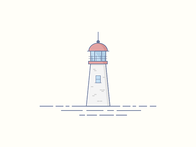 Lighthouse halifax illustration lighthouse ocean sketch water