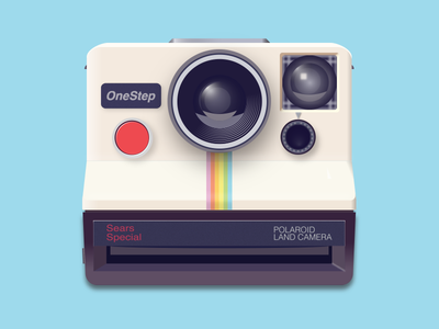 Fully Vector Polaroid Camera cam camera design full fully graphic illustrator polaroid vector
