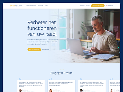 Research website Homepage design dutch homepage layout nederlands research ui ux web webdesign website