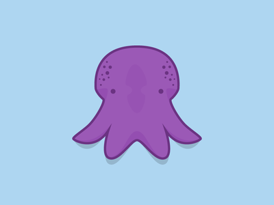 Another Octopus?! design mascot octopus purple