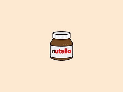 Things I Love - Nutella challenge design illustration lines nutella serie series stroke weekly