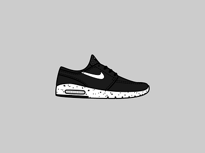 Things I Love - Nike Sb Stefan Janoski Max illustration serie series sneaker sneakers stroke vector