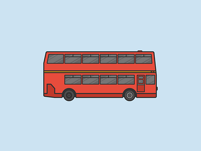 Things I Love - London bus design illustration london red travel vector