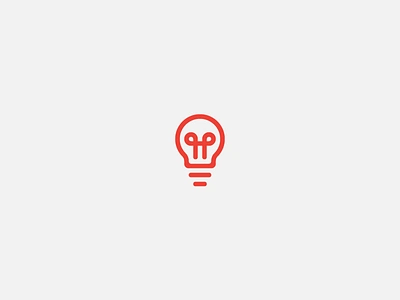 Lightbulb bulb grid illustration light lightbulb logo mark