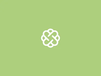 Cross / Flower Design cross flower logo mark monogram