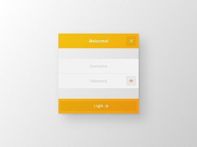 Modal Login Screen design illustrator login modal popup screen ui ui design