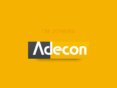 I've joined Adecon!