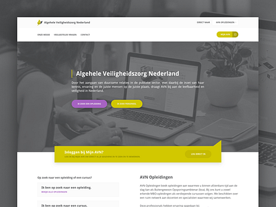 AVN Homepage Layout 2x homepage layout ui ux web webdesign website