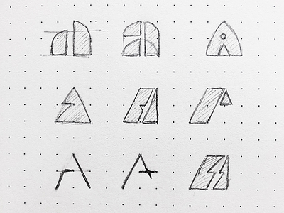 Sketching the alphabet - A